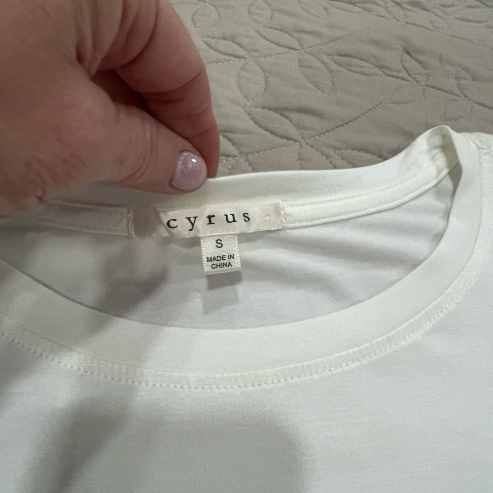 Women’s White T-shirt with Bear Graphic - Picture 2 of 4